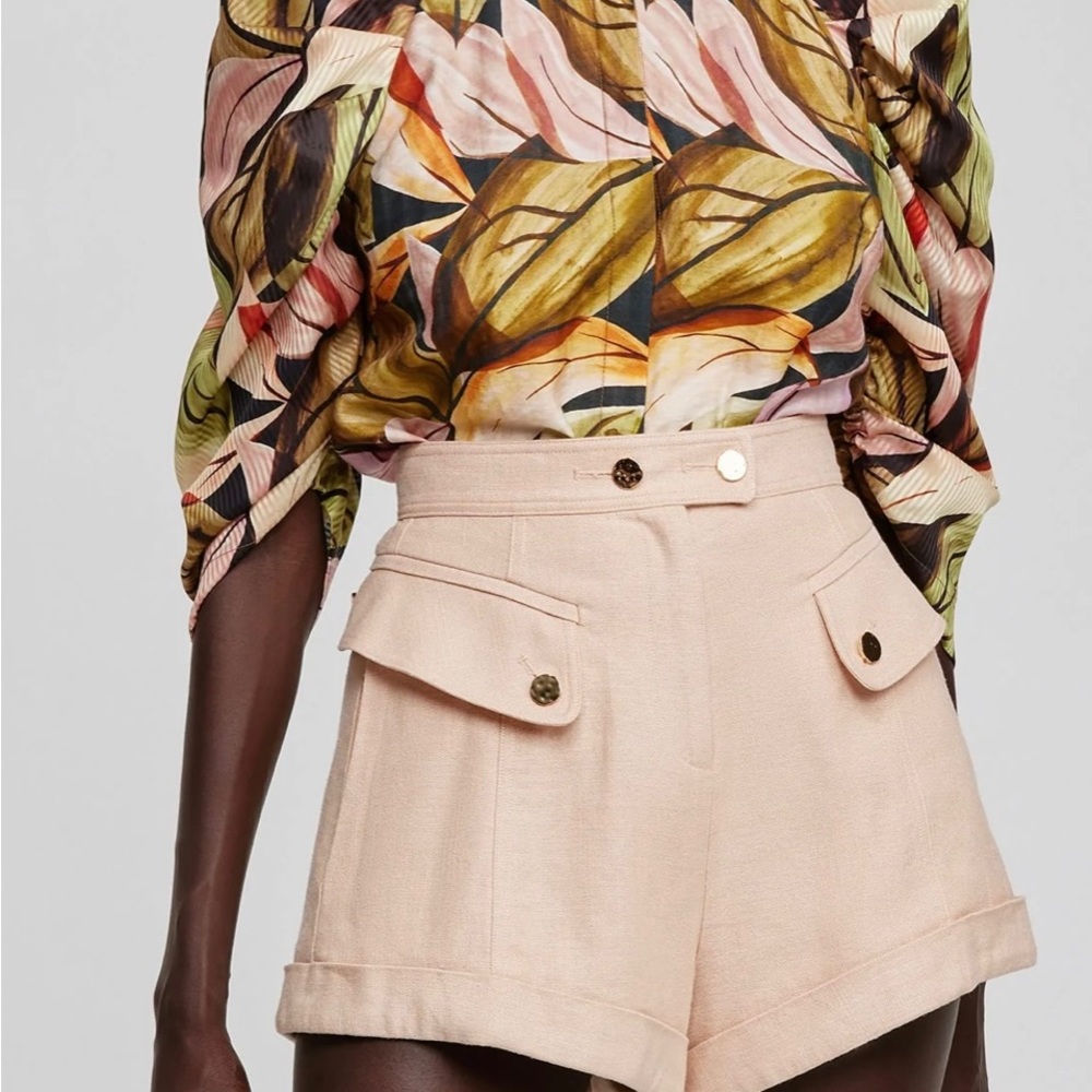 Acler York Shorts in Apricot | Brand New Never Worn | NWT